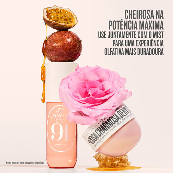 MIST PERFUMADO SOL DE JANEIRO CHEIROSA 91 ROSA CHARMOSA BODY & HAIR MIST